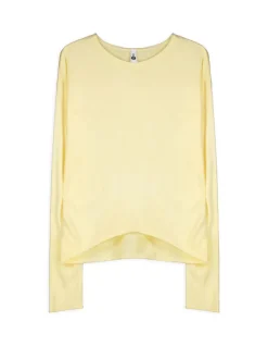 Clearance Langarmshirt - Gerollte Abschlüsse - Damen Pullover