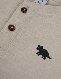 Clearance Langarmshirt - Knopfleiste - Kinder Jungenkleidung