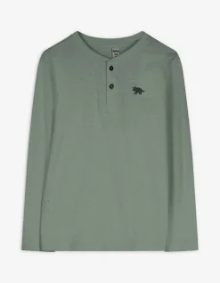 Hot Langarmshirt - Knopfleiste - Kinder Jungenkleidung