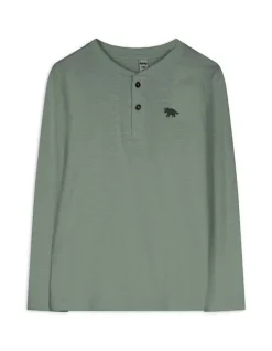Hot Langarmshirt - Knopfleiste - Kinder Jungenkleidung