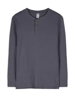 Hot Langarmshirt - Knopfleiste - Kinder Jungenkleidung