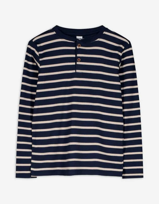 Sale Langarmshirt - Knopfleiste - Kinder Jungenkleidung