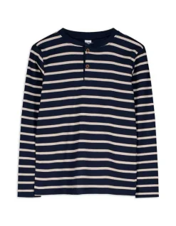 Sale Langarmshirt - Knopfleiste - Kinder Jungenkleidung
