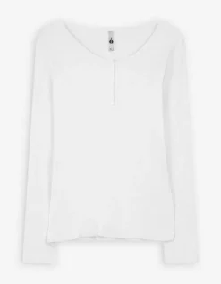 Best Langarmshirt - Knopfleiste - Damen Langarmshirts