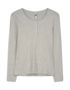 New Langarmshirt - Knopfleiste - Damen Langarmshirts