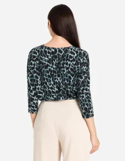 Sale Langarmshirt - Leopardenmuster - Damen Langarmshirts