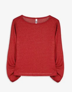 Discount Langarmshirt - Lurex - Damen Langarmshirts