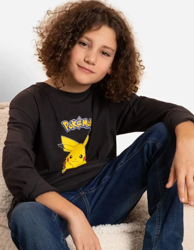Fashion Langarmshirt - Pokémon - Kinder Jungenkleidung