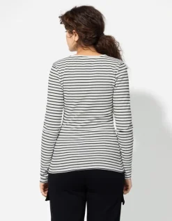 Sale Langarmshirt - Rippenstruktur - Damen Langarmshirts