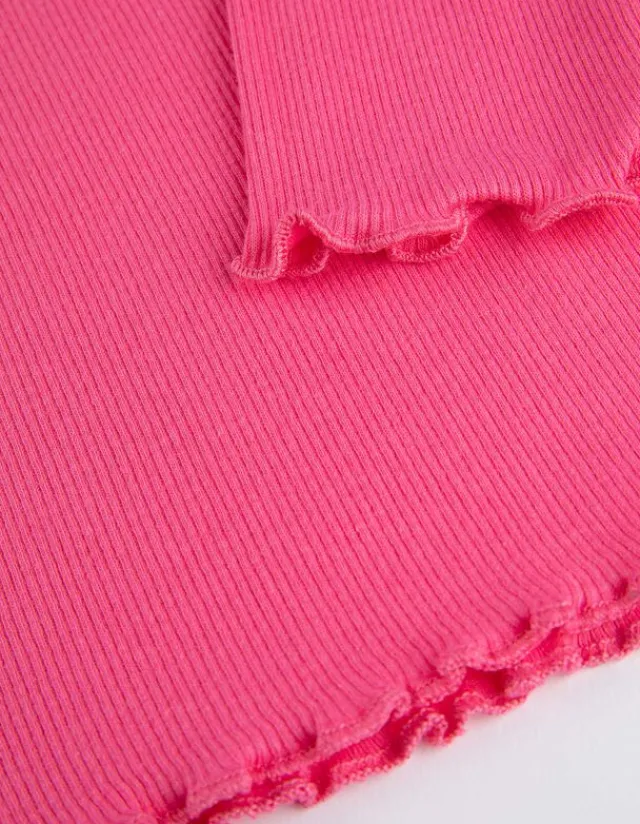 Sale Langarmshirt - Rippenstruktur - Kinder Mädchenkleidung