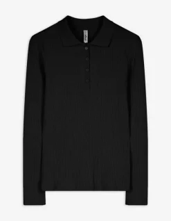 Sale Langarmshirt - Rippenstruktur - Damen Langarmshirts