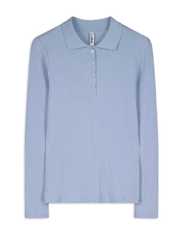 Sale Langarmshirt - Rippenstruktur - Damen Langarmshirts