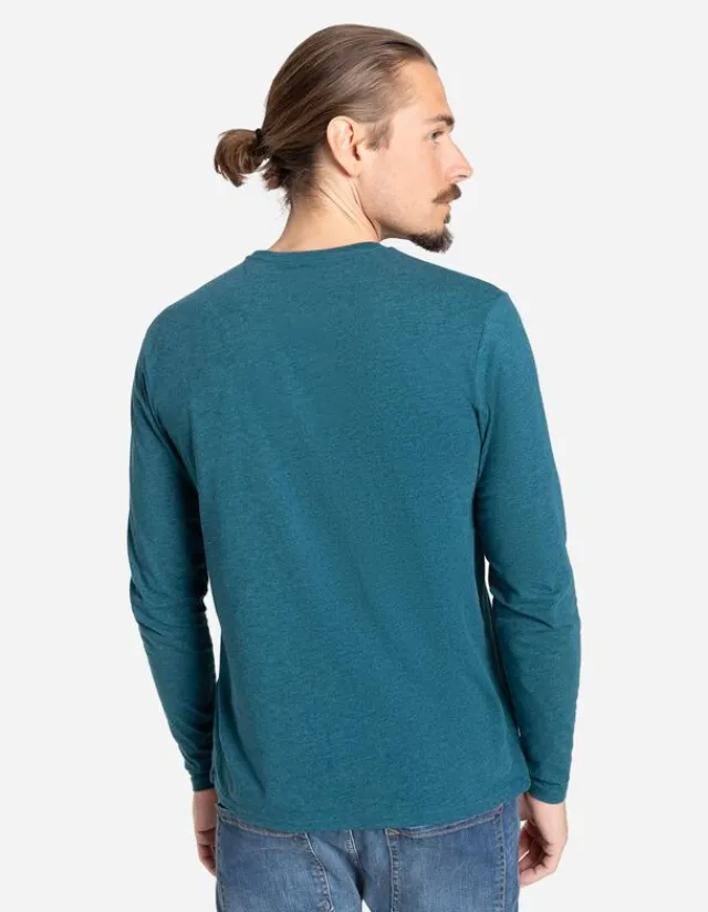 Discount Langarmshirt - Rundhals-Ausschnitt - Herren Langarmshirts