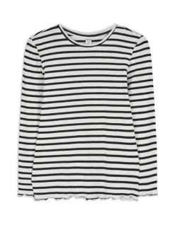Hot Langarmshirt - Streifen - Kinder Mädchenkleidung