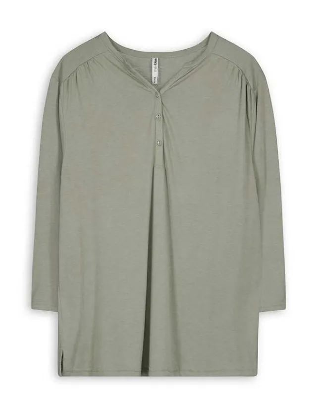 Outlet Langarmshirt - Viskose-Anteil - Damen Plus Size
