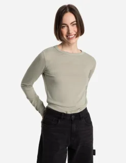 Fashion Langarmshirt - Viskose-Anteil - Damen Langarmshirts