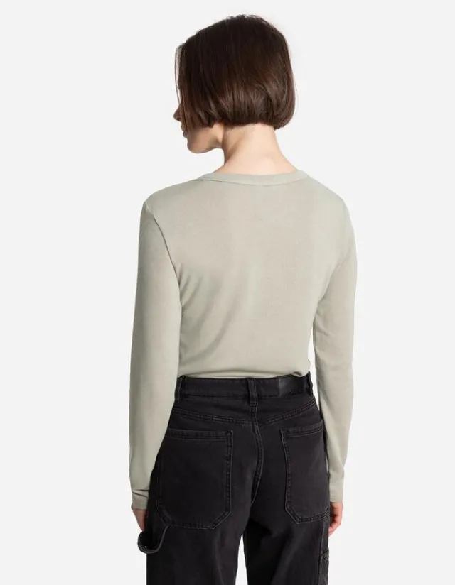 Fashion Langarmshirt - Viskose-Anteil - Damen Langarmshirts