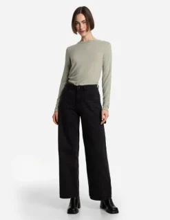 Fashion Langarmshirt - Viskose-Anteil - Damen Langarmshirts