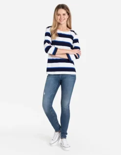 New Langarmshirt - Zierkn&ouml;pfe Damen Langarmshirts