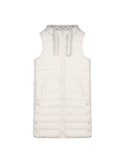 Discount Lange Weste - Seitenschlitz - Damen Westen