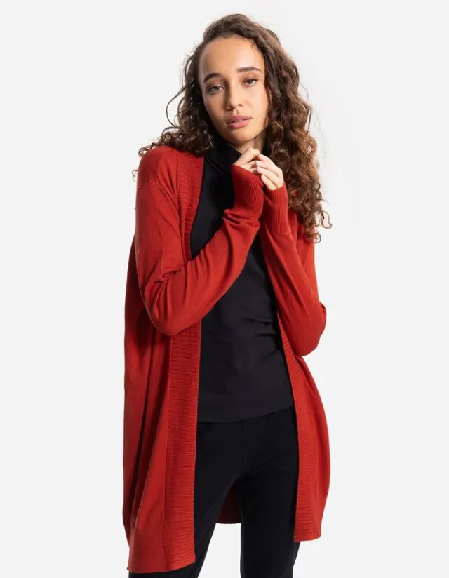Outlet Longcardigan - LENZING™ ECOVERO™ - Damen Strickjacken