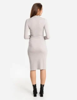 Hot Midikleid - Lurex - Damen Kleider