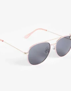 Outlet Pilotenbrille - Metallic-Details Kinder Mädchenkleidung