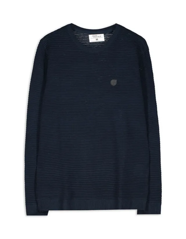 New Pullover - Labelpatch - Herren Pullover