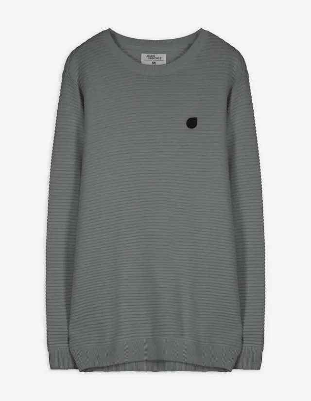 New Pullover - Labelpatch - Herren Pullover