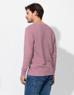 New Pullover - Labelpatch - Herren Pullover