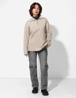 Hot Pullover - Rei&szlig;verschluss - Damen Pullover