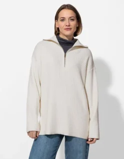 Best Pullover - Rei&szlig;verschluss - Damen Pullover