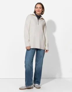 Best Pullover - Rei&szlig;verschluss - Damen Pullover