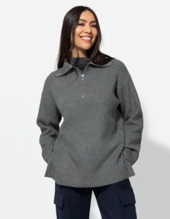 Hot Pullover - Rei&szlig;verschluss - Damen Pullover
