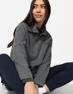 Hot Pullover - Reißverschluss - Damen Pullover