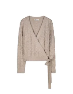 Online Pullover - Wickeloptik - Damen Strickjacken