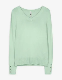 Fashion Pullover - Zierkn&ouml;pfe - Damen Pullover
