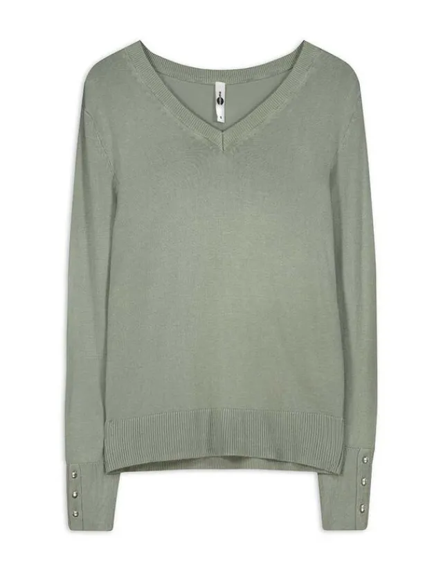 Online Pullover - Zierknöpfe - Damen Pullover