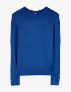 Discount Pullover - Zierkn&ouml;pfe - Damen Pullover