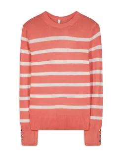 Fashion Pullover - Zierkn&ouml;pfe - Damen Pullover