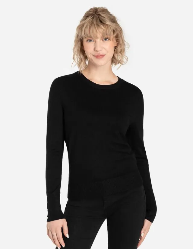 Best Pullover - Zierknöpfe - Damen Pullover