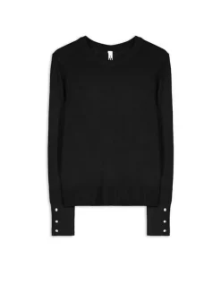 Best Pullover - Zierknöpfe - Damen Pullover