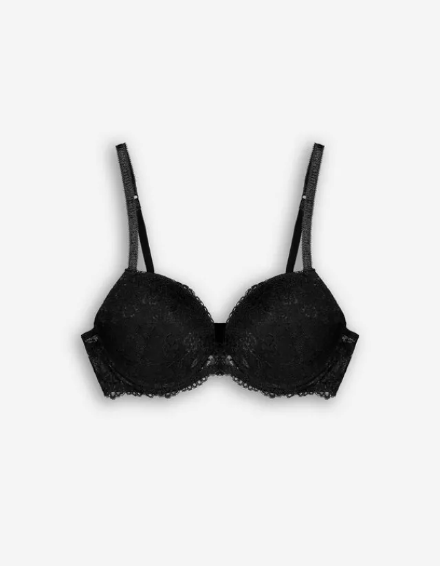 New Push-Up-BH - Spitzenbesatz Damen Unterwäsche