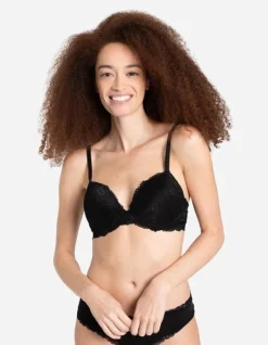New Push-Up-BH - Spitzenbesatz Damen Unterwäsche