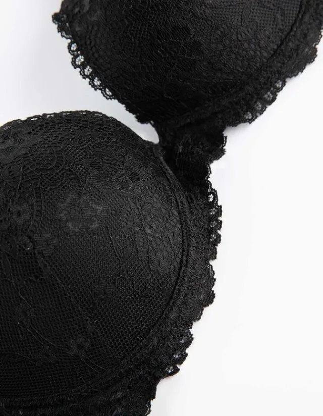 New Push-Up-BH - Spitzenbesatz Damen Unterwäsche