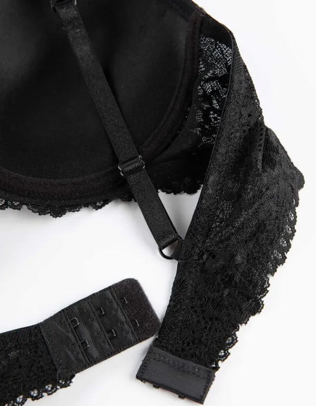 New Push-Up-BH - Spitzenbesatz Damen Unterwäsche