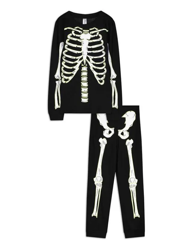 Best Pyjama Set aus Langarmshirt und Hose - Leuchtet im Dunklen - Kinder Jungenkleidung