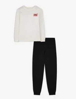 Online Pyjama Set aus Langarmshirt und Hose - R&uuml;ckenprint - Kinder Jungenkleidung