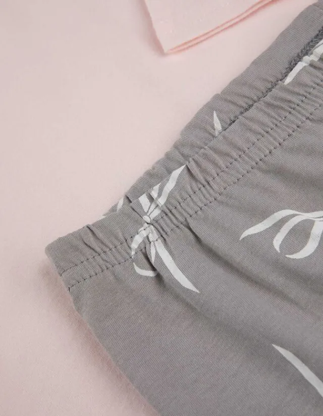 Discount Pyjama Set aus Langarmshirt und Hose - Print - Kinder Mädchenkleidung