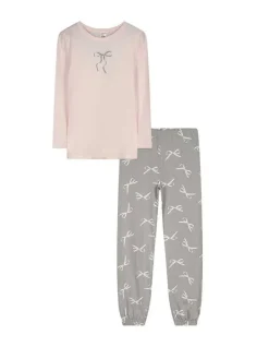 Discount Pyjama Set aus Langarmshirt und Hose - Print - Kinder Mädchenkleidung
